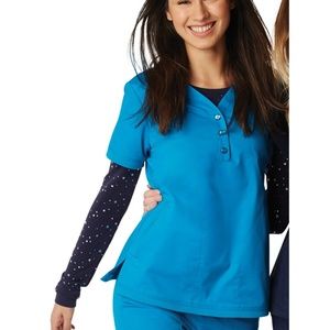 KOI Alexis Y-Neck Top ULTRAMARINE (302-078) XS